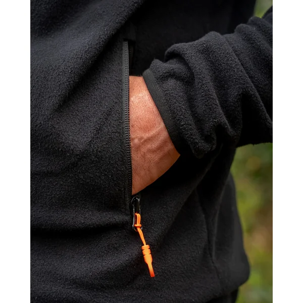 Guru Forro Polar de Pesca Negro con Cremallera 1/4 M