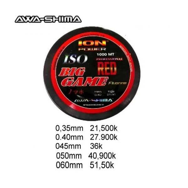 Hilo Awa Shima Ion Power Big Game Rojo