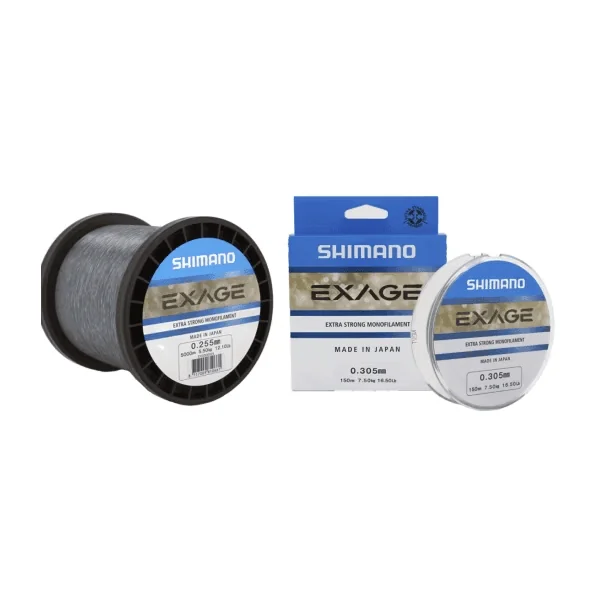 Hilo monofilamento Shimano Exage Gris 300m