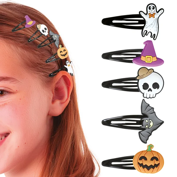 Horquillas para el pelo de Halloween - 5 unidades