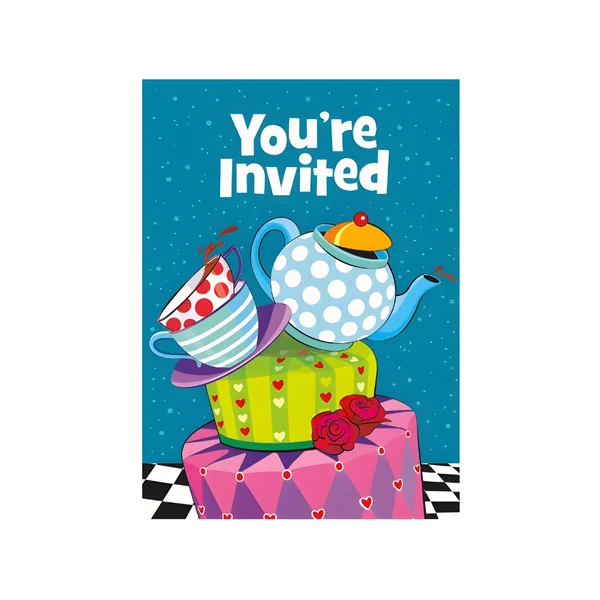 Invitaciones de Alicia - 8 unidades