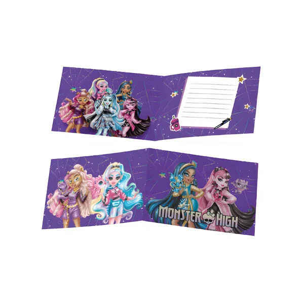 Invitaciones de Monster High - 6 unidades