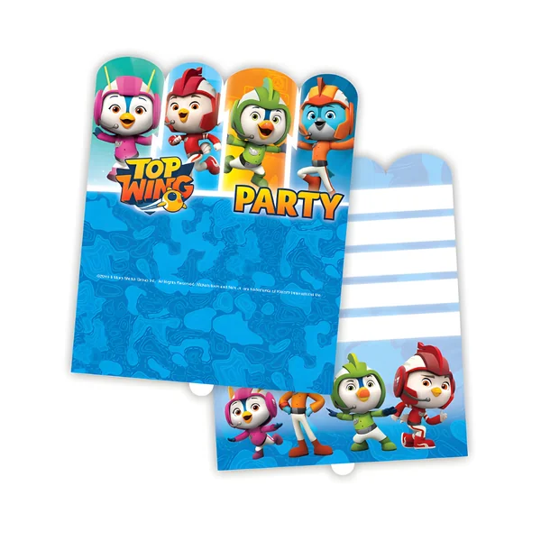 Invitaciones de Top Wing - 8 unidades
