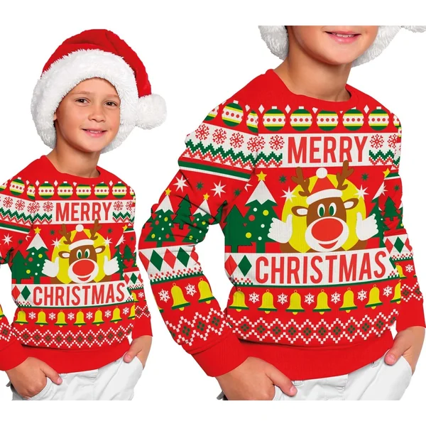 Jersey de Navidad de Merry Christmas infantil