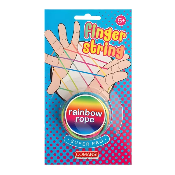 Juego de goma para dedos Finger String