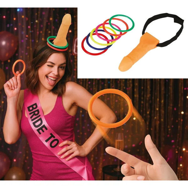 Juego de pene con aros