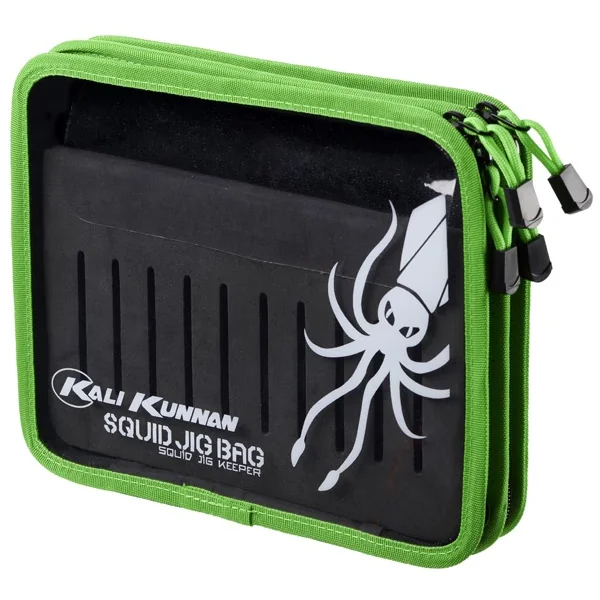 Kali Kunnan Squid Jig Box Estuche Doble para Señuelos