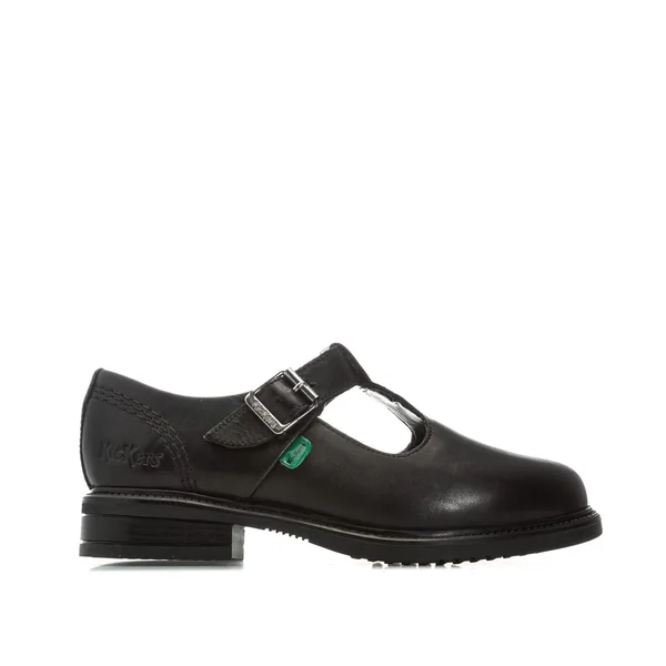 Kickers Children Lach T-Bar Leather Shoes
