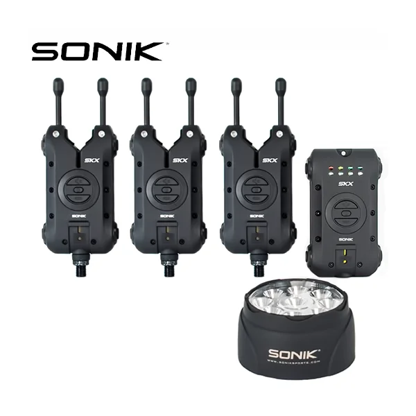 Kit Alarmas Sonik SKX 3+1 Y Lampara Bivvy