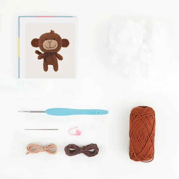 Kit de Amigurumis - Mimi The Monkey - Anchor - Imagen 2
