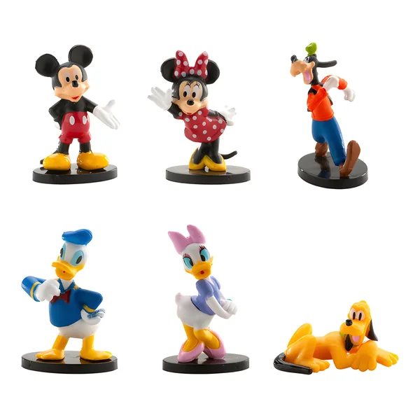 Kit de figuras para tarta de Mickey y amigos - 6 unidades