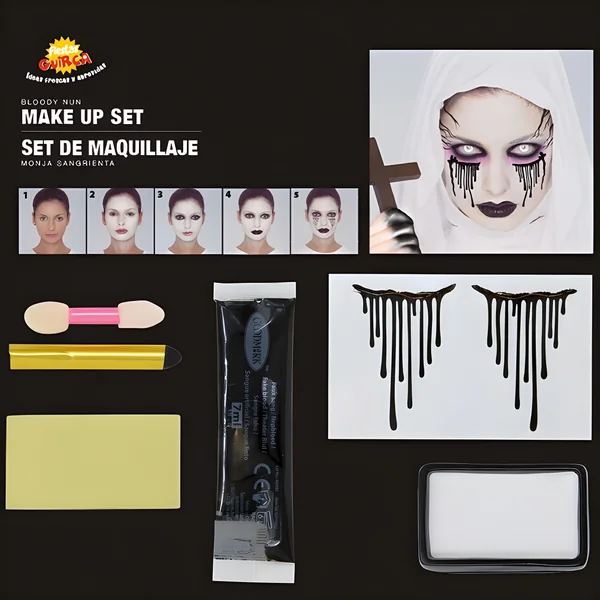Kit de maquillaje Monja poseída