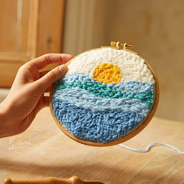 Kit de punch needle - Mar en calma - DMC