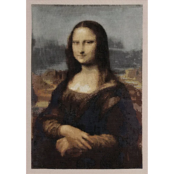Kit de punto de cruz - Mona Lisa - DMC
