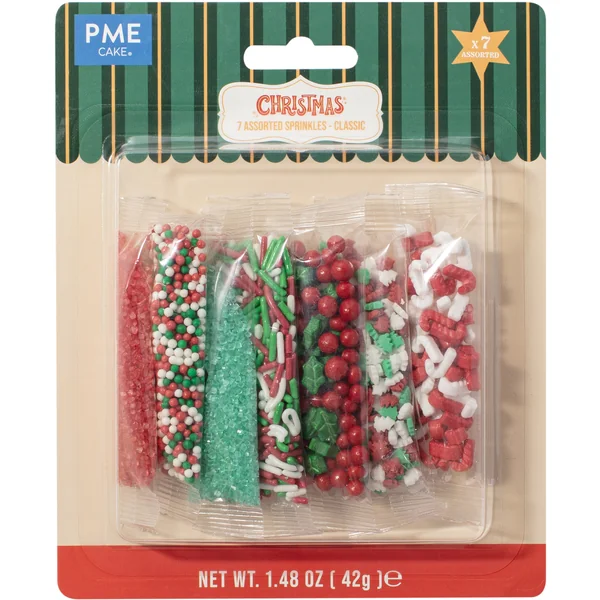 Kit de sprinkles clásico 7 surtidos - PME - 42 gr