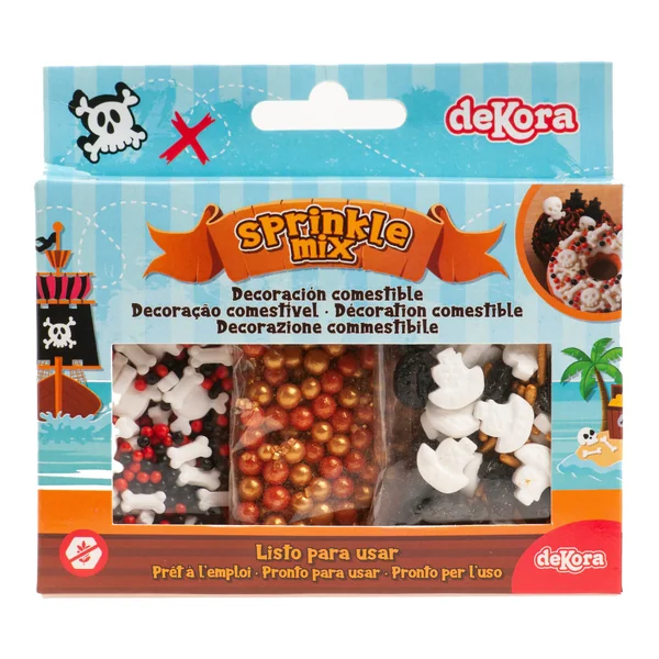 Kit de sprinkles de mix pirata de 70 gr - Dekora