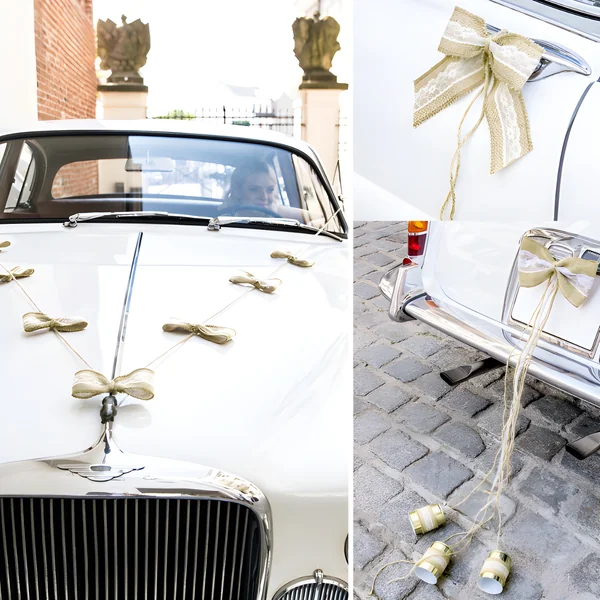 Kit decorativo para coche Natural Weddding