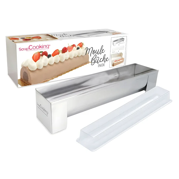 Kit para tarta de tronco de Navidad - Scrapcooking - 3 piezas