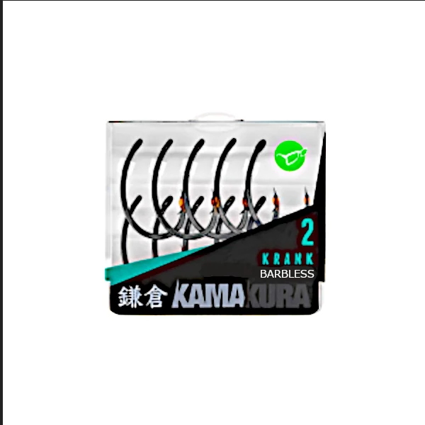 Korda Kamakura Krank Tamaño 2 (10pc) sin púa