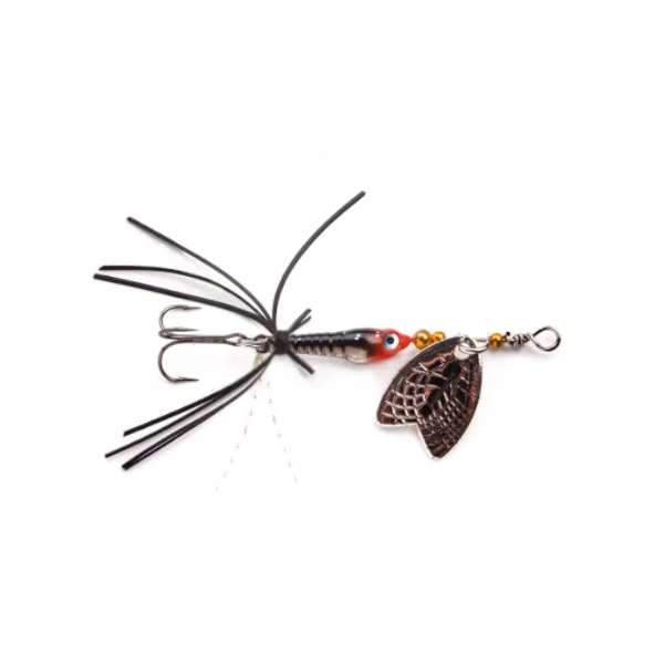 Larva Mayfly Micro Spinner Roach Anzuelo Triple
