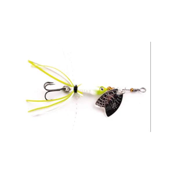 Larva Mayfly Micro Spinner Roach Anzuelo Triple - Imagen 3