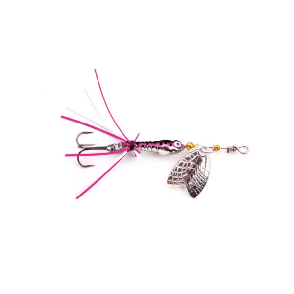 Larva Mayfly Micro Spinner Roach Anzuelo Triple - Imagen 4