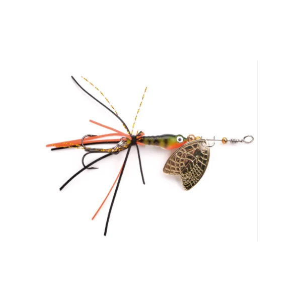 Larva Mayfly Micro Spinner Roach Anzuelo Triple - Imagen 8