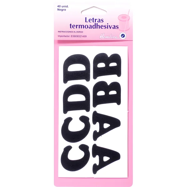 Letras termoadhesivas - Hemline - 40 unidades - Imagen 2