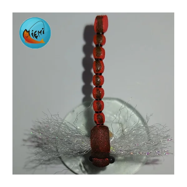 Libelula Artesanal Realista Roja