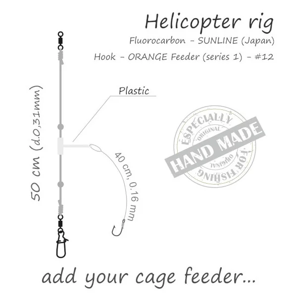Life-Orange Arreglo Feeder Helicoptero sin Feeder