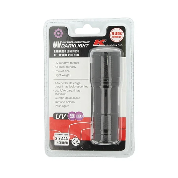 Linterna ultravioleta Kali Kunan Darklight // 9 Leds