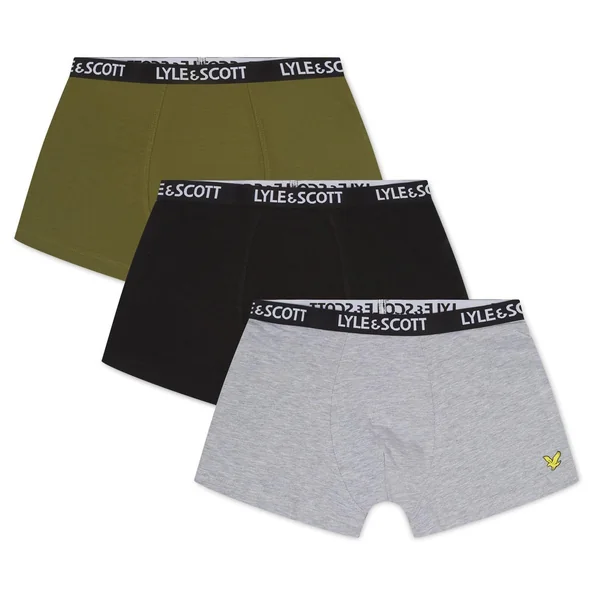 Lyle and Scott 3 Pack of Core Trunks