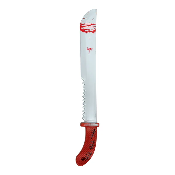 Machete con sierra ensangrentado de 60 cm - Imagen 2