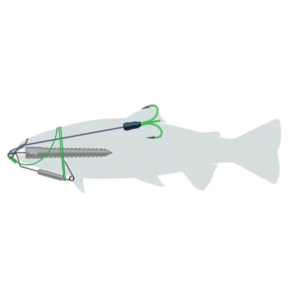 Madcat A-Static Spin & Jig System Size 3/0 110mm 100g