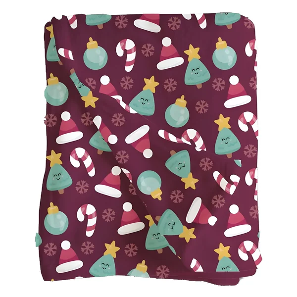 Manta de Navidad divertida de 1,50 x 1,25 m