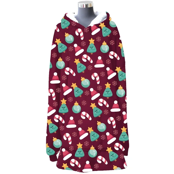 Manta sudadera de Navidad divertida