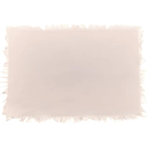 Mantel individual de 45 x 20 cm con flecos - 1 unidad