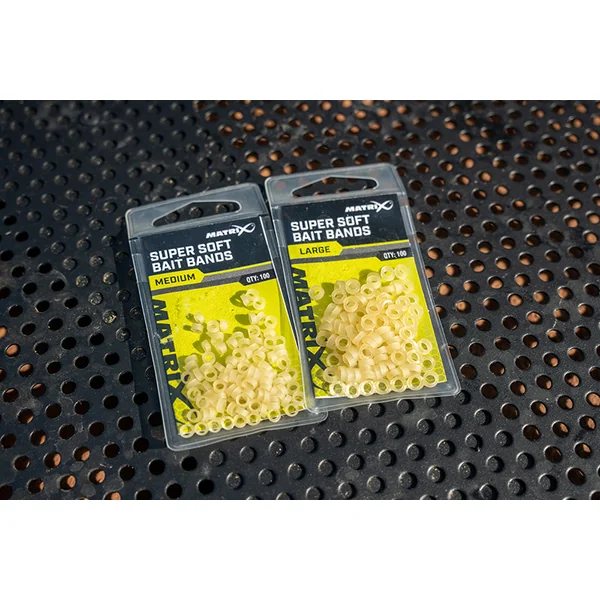 Matrix Super Soft Bait Bands Large (100 piezas)