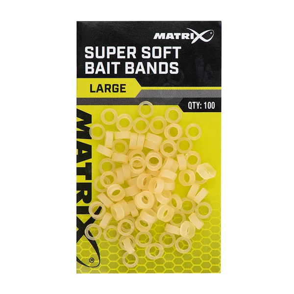 Matrix Super Soft Bait Bands Large (100 piezas) - Imagen 8