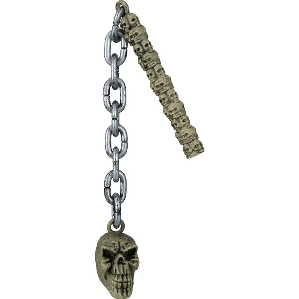 Maza cadena calavera de 84 cm - Imagen 2