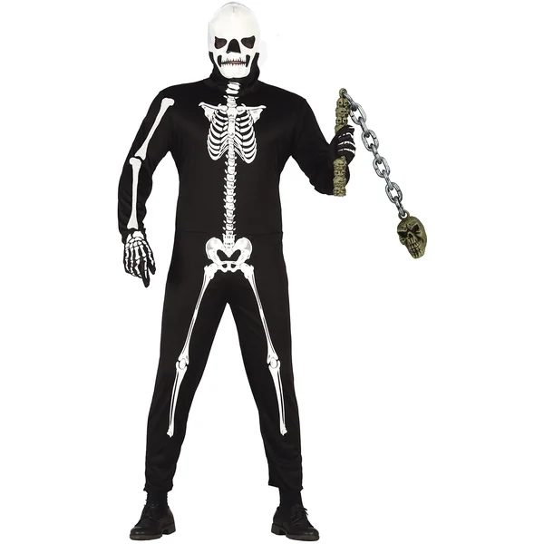 Maza cadena calavera de 84 cm - Imagen 5