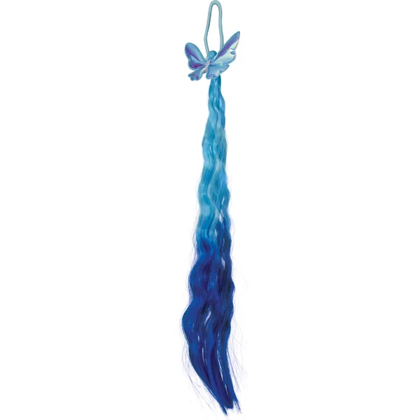 Mechón azul con mariposa de 35 cm - Imagen 2