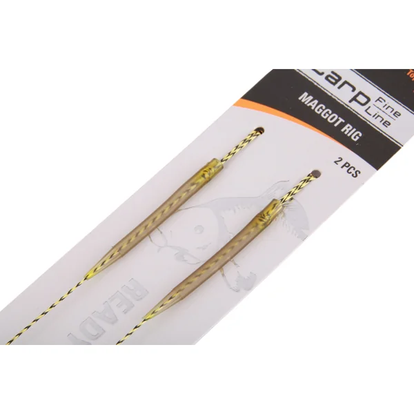 Mikado Maggot Rig - Braid - 23cm / 15lbs - Tamaño 8 - 2 pcs