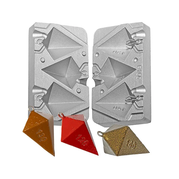 Molde Plomos Surfcasting Piramide M166