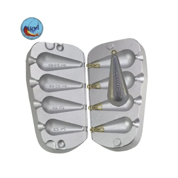 Molde Plomos Tipo Pera M120