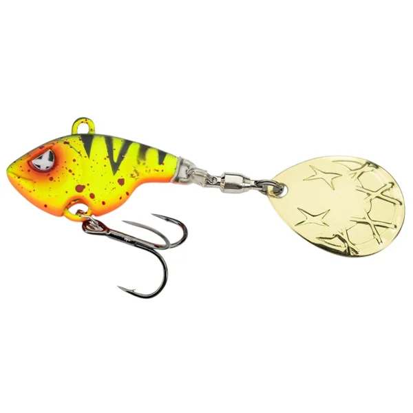 Monkey Lures Turbo Lui Jigspinner (10g) Inferno Tiger
