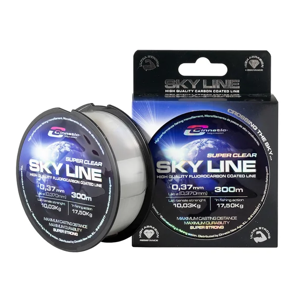 MONOFILAMENTO CINNETIC SKY LINE CLEAR 0.37 MM - 300 M