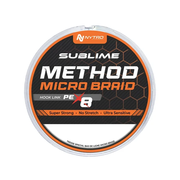 Nytro Sublime Pe-X8 Method Microbraid Hook Link 0.12mm (50m)