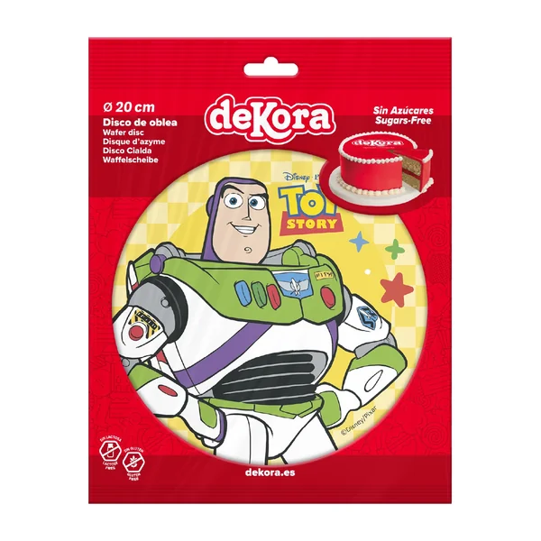 Oblea comestible de Buzz Light Year de 20 cm - Imagen 3