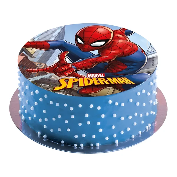 Oblea comestible de Spiderman - 20 cm - Imagen 2